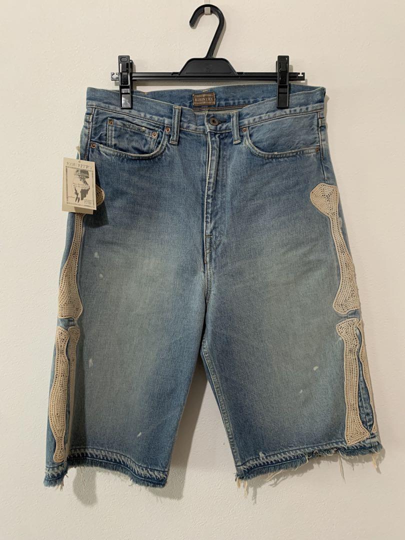KAPITAL 14ozデニム ショートパンツ KAPITAL 14ozデニム ショートパンツ（スタッズリメイク）サイズ