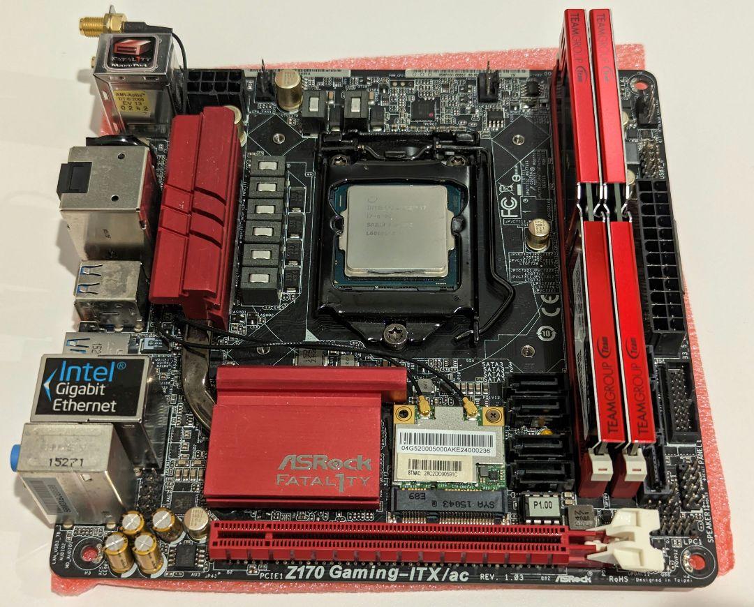 core i7 6700T Z170 mini itx マザー メモリ セット（Amazon