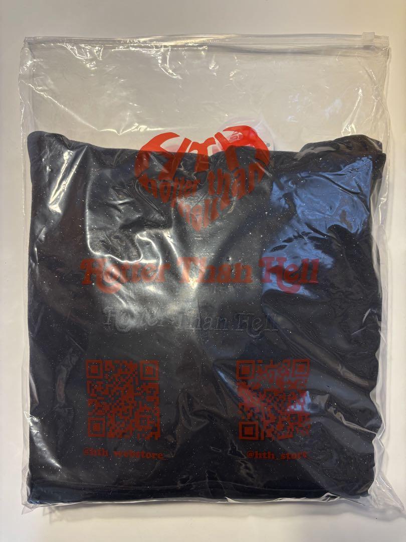 HTH glitter heart logo hoodie ブラック HTH glitter heart logo hoodie black