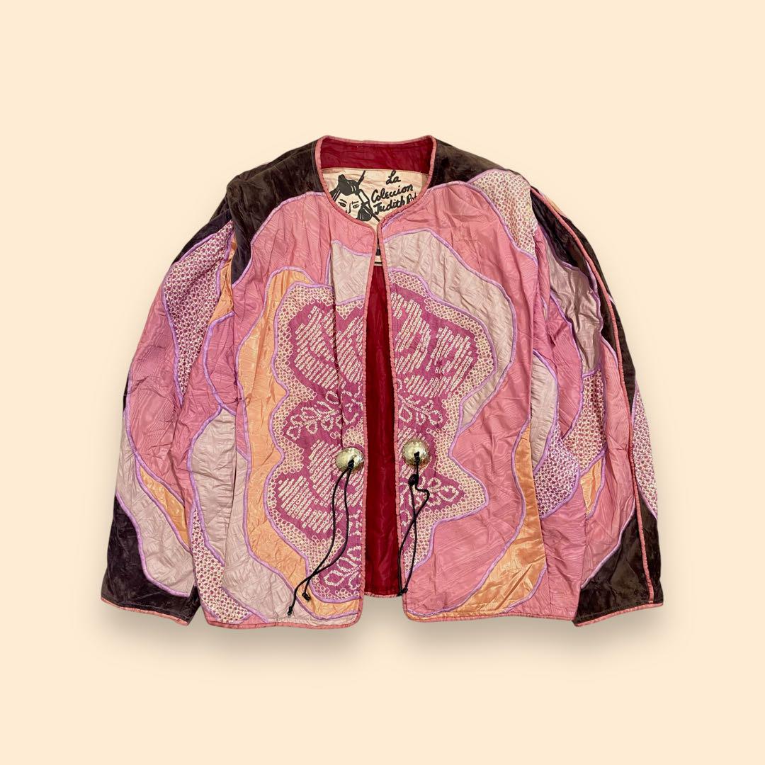 La Collection Judith Roberts パッチワークジャケット（Vintage