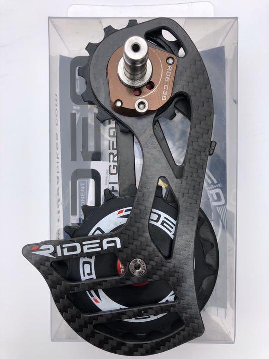 RIDEA カーボン ビッグプーリー RD6 C38 セラミックベアリング