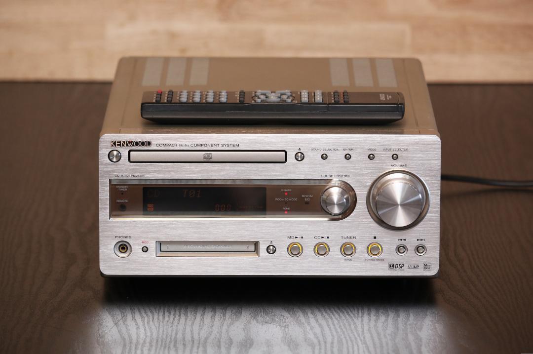KENWOOD R-K700 CD/MD/TUNER/AMP ミニコンポ 美品（高知インター