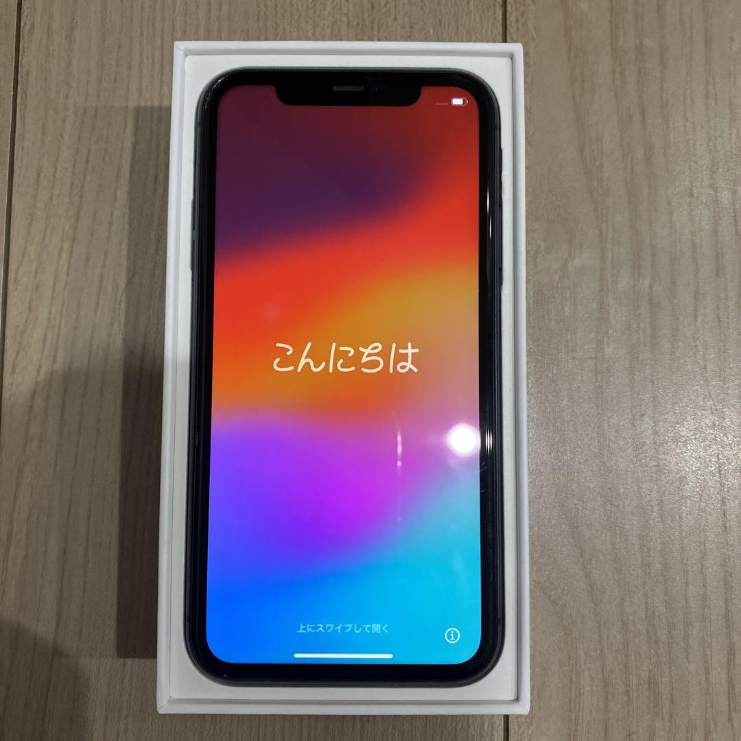 値下げしました　iPhone11 64GB 初期化済み iPhone11 64GB ブラック SIMフリー 初期化済み 付属品あり