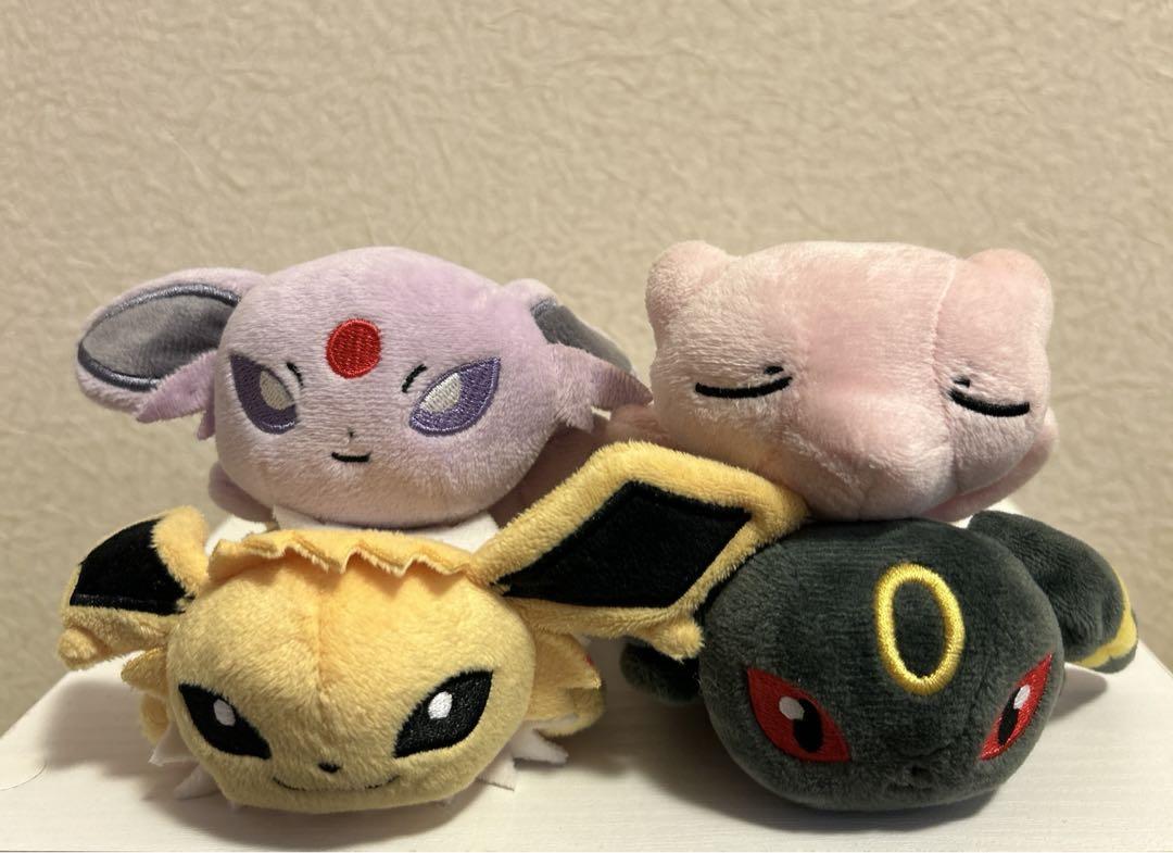 くったりぬいぐるみ ミュウ サンダース エーフィ ブラッキー 4点セット くったりぬいぐるみ ミュウ サンダース エーフィ ブラッキー 4点