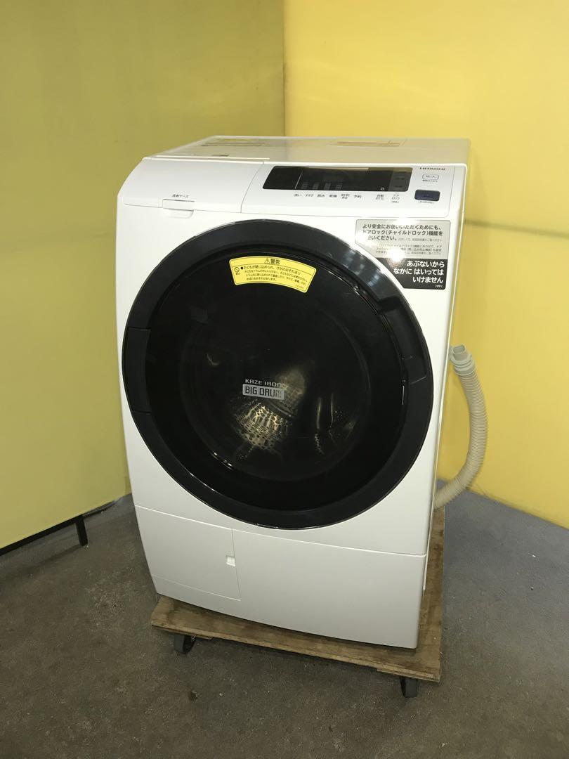 HITACHI ドラム式洗濯機 BD-SG100CL 2019年 8/9(土)引き取り希望】2019年製日立(HITACHI) ビッグドラム