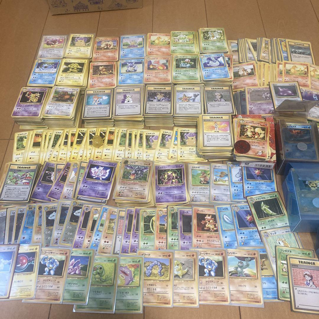 ポケモンカードまとめ売り　プロモ、初版マークなし旧裏3000枚以上 ポケモンカードまとめ売り プロモ、初版マークなし旧裏3000枚