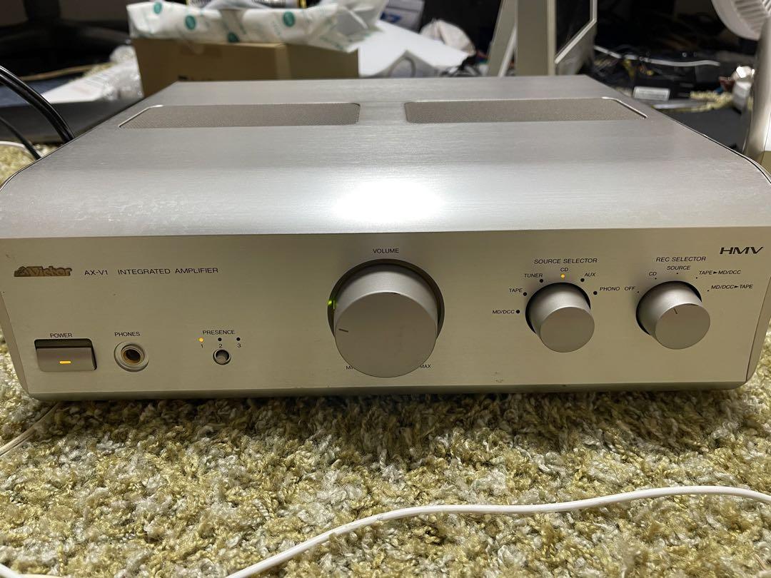 お値下げ！Victor ビクター AX-V1-N XL-v1アンプセット 良くなって当たり前かもしれませんが・・・ビクターのアンプAX