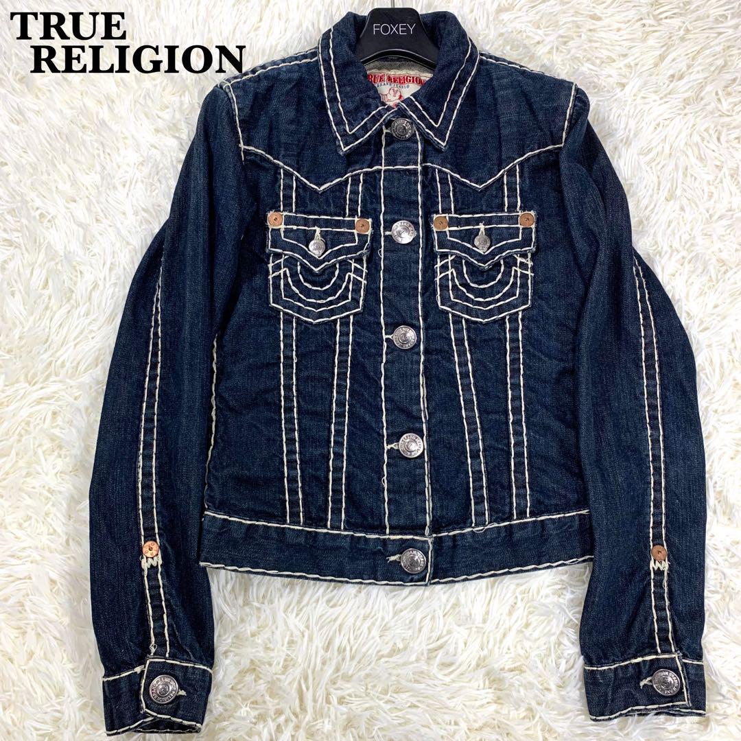 tram9833です‼️  True Religion  Gジャン XS 楽天市場】トゥルーレリジョン USA製 デニムジャケット S TRUE