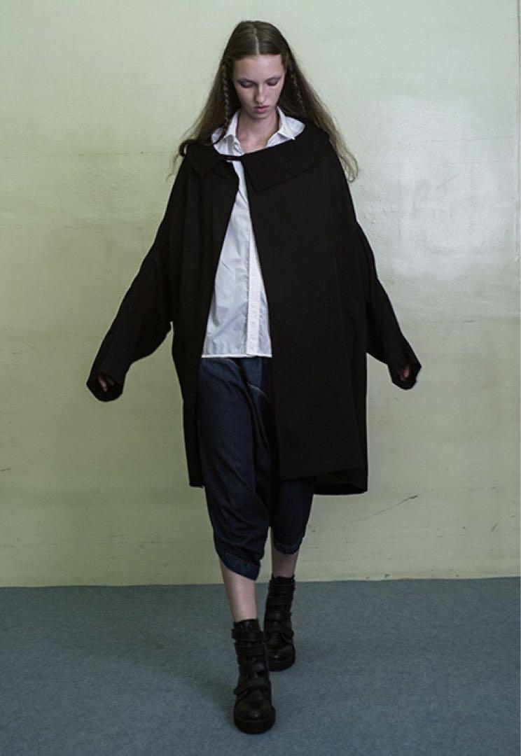 Y's ワイズ 2015SS ラウンド 半袖ブラウス シャツ 白 ホワイト