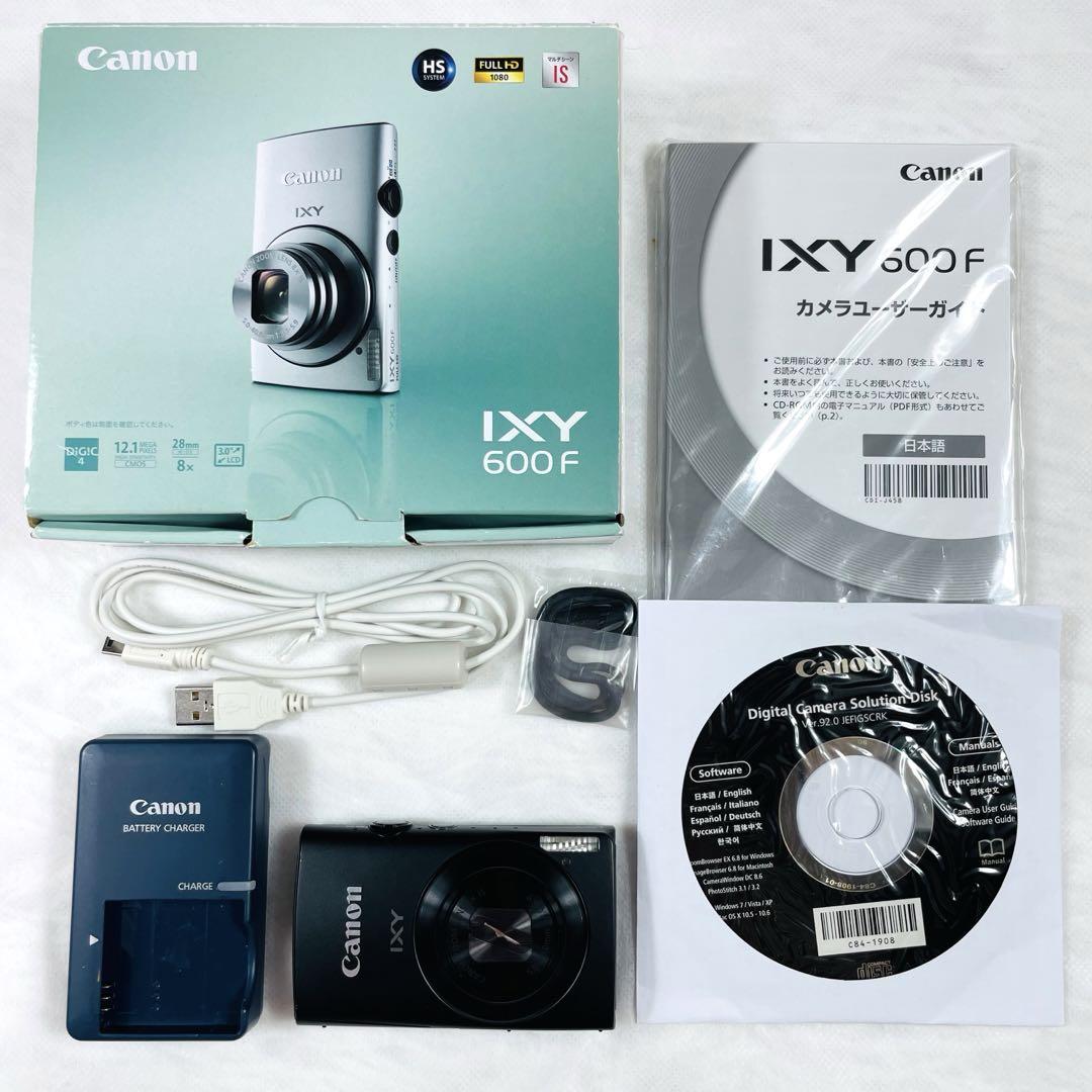 Canon IXY 600F ブラック コンパクトデジタルカメラ 箱あり