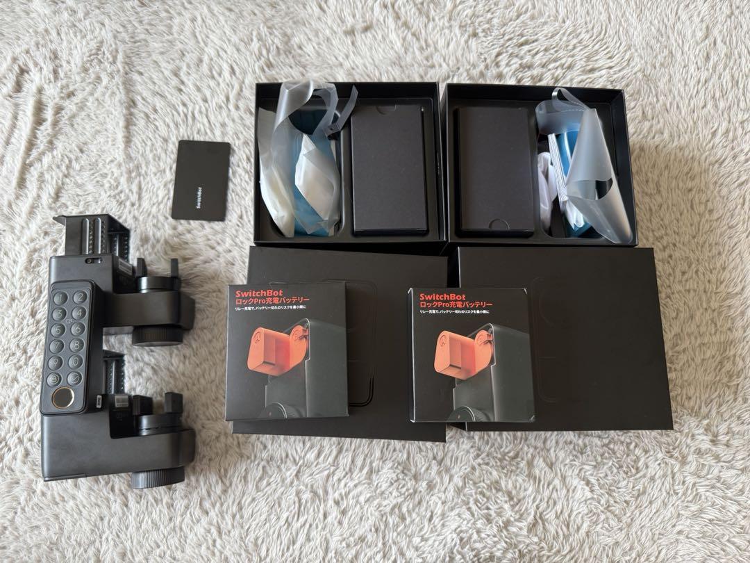 SwitchBot スマートロック pro 指紋認証パッド ＋ バッテリー Amazon.co.jp: 【セット買い】SwitchBot スマートロック 指紋