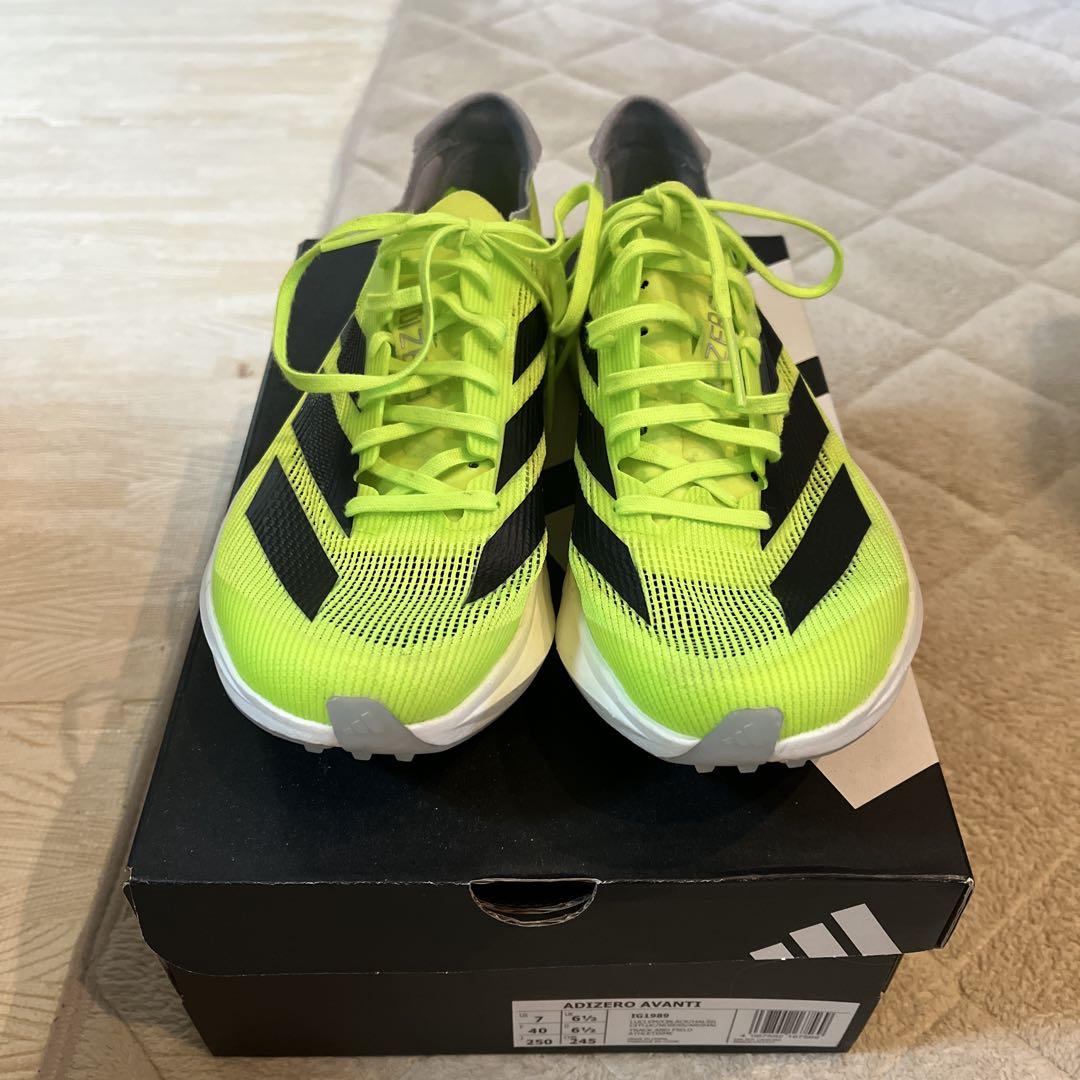ADIZERO HJ蛍光イエロー スパイクシューズ ※メロンパン ADIZERO HJ蛍光イエロー スパイクシューズ ※メロンパン様専用