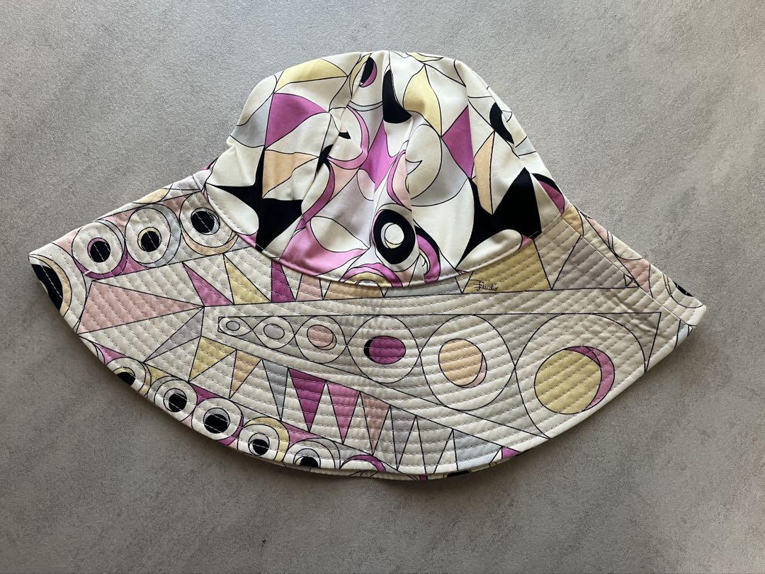EMILIO PUCCI 幾何学模様 バケットハットエミリオプッチ （Yahoo