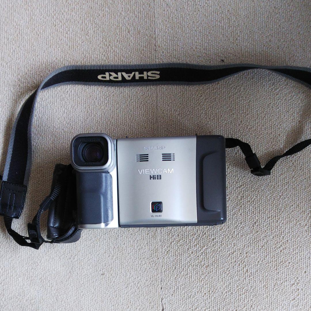 シャープ 8ミリ ビデオカメラ VL-HL80 ＋VR-KT87 2台セット シャープ 8ミリ ビデオカメラ VL-HL80 ＋VR-KT87 2台セット