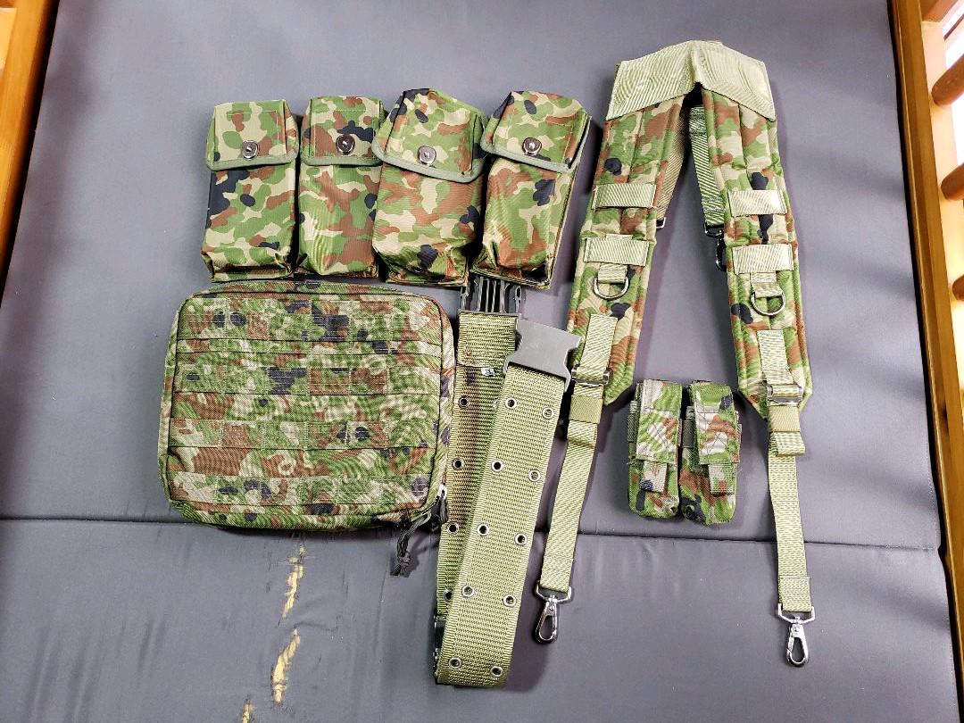 陸上自衛隊 個人装備 弾帯サスペンダー弾納マガジンポーチ