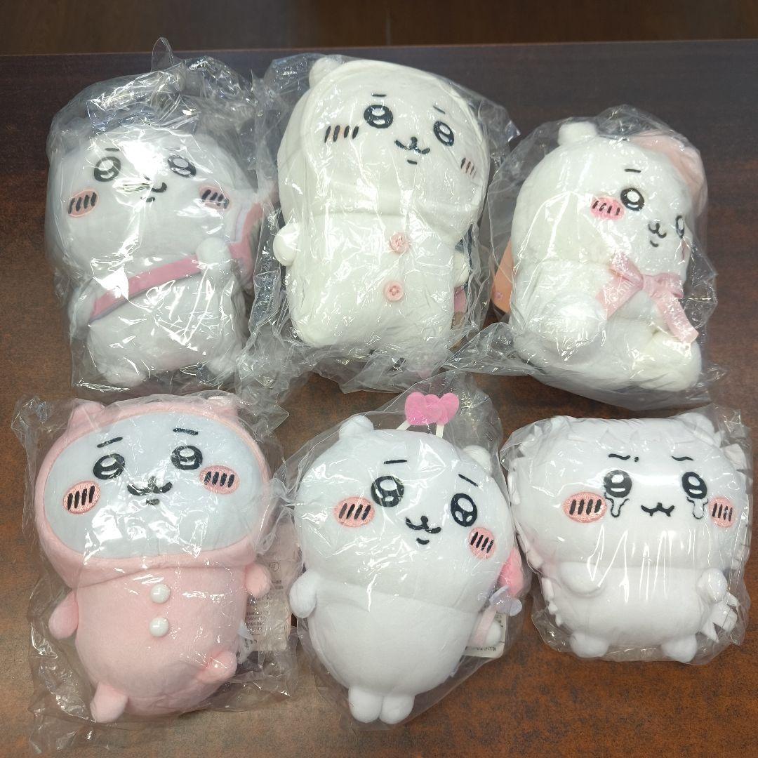 ナガノ×ちいかわぬいぐるみセット ちいかわ/ちいかわぬいぐるみセット/ぽてたま/ナガノのクマ/6体