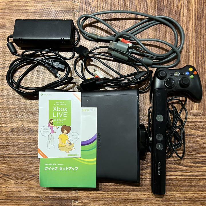 xbox360 本体　Kinect ソフト7点　セット Xbox 360 4GB 4 GB Kinect Adventures+Sports Game Console