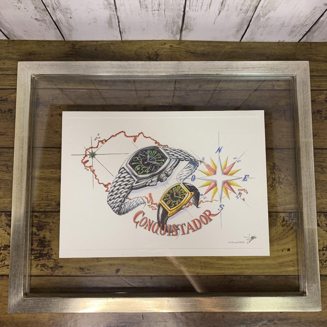 フランクミュラー コンキスタドール デザイン画 （中古美品