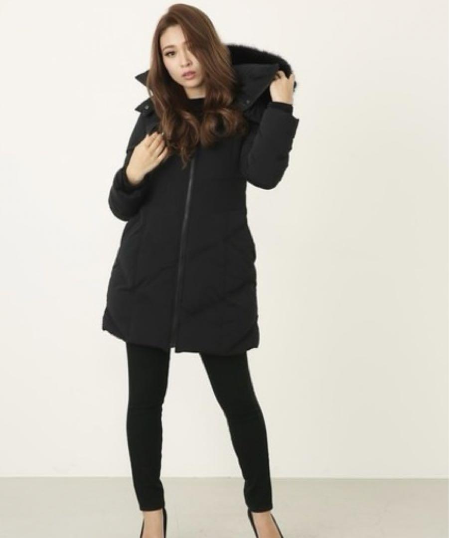 rienda - rienda  Faux Fur ストレッチダウンCT Faux FurストレッチダウンCT （rienda Faux Fur ストレッチ