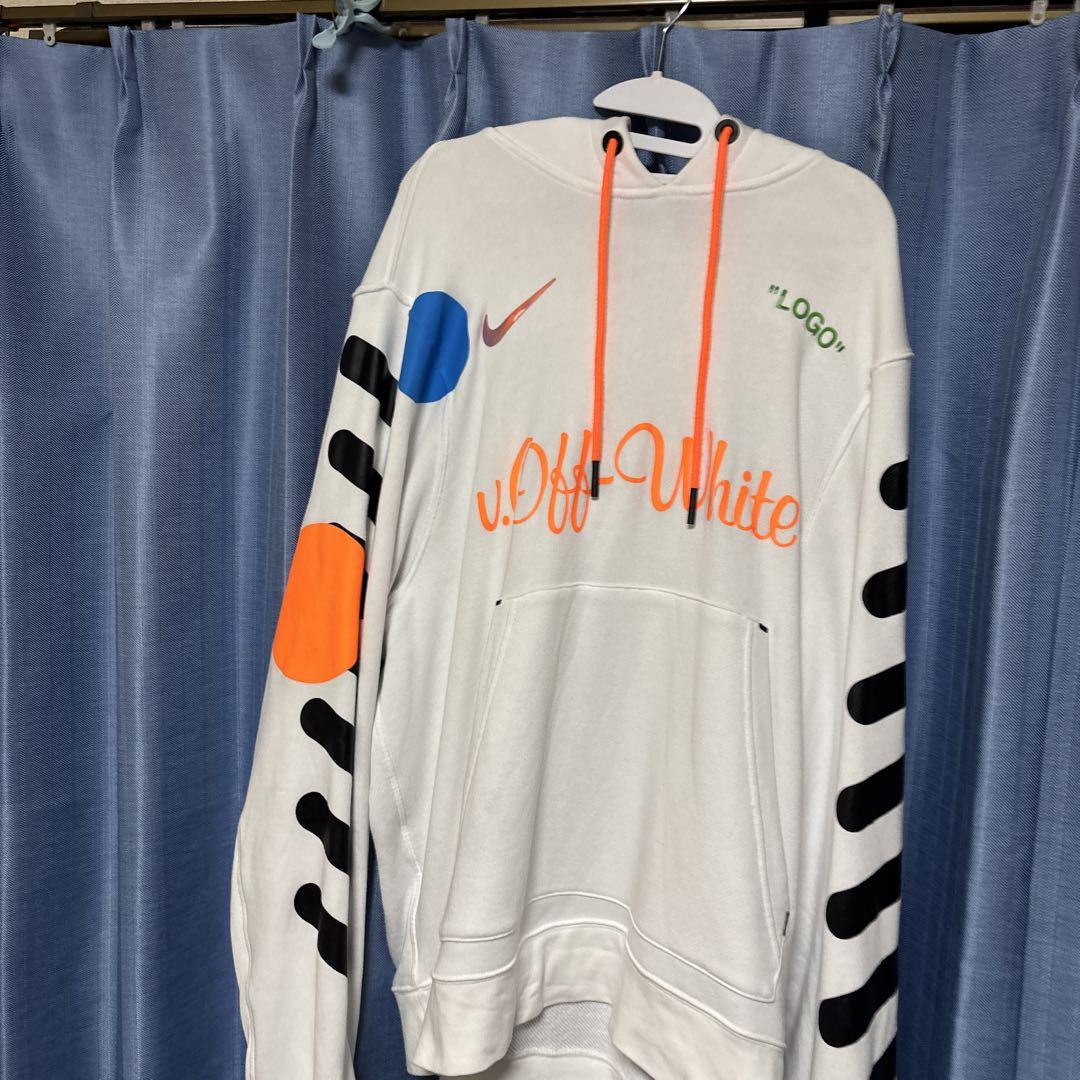 NIKE オフホワイト パーカー （NIKE OFF-WHITE HOODIE S ナイキ