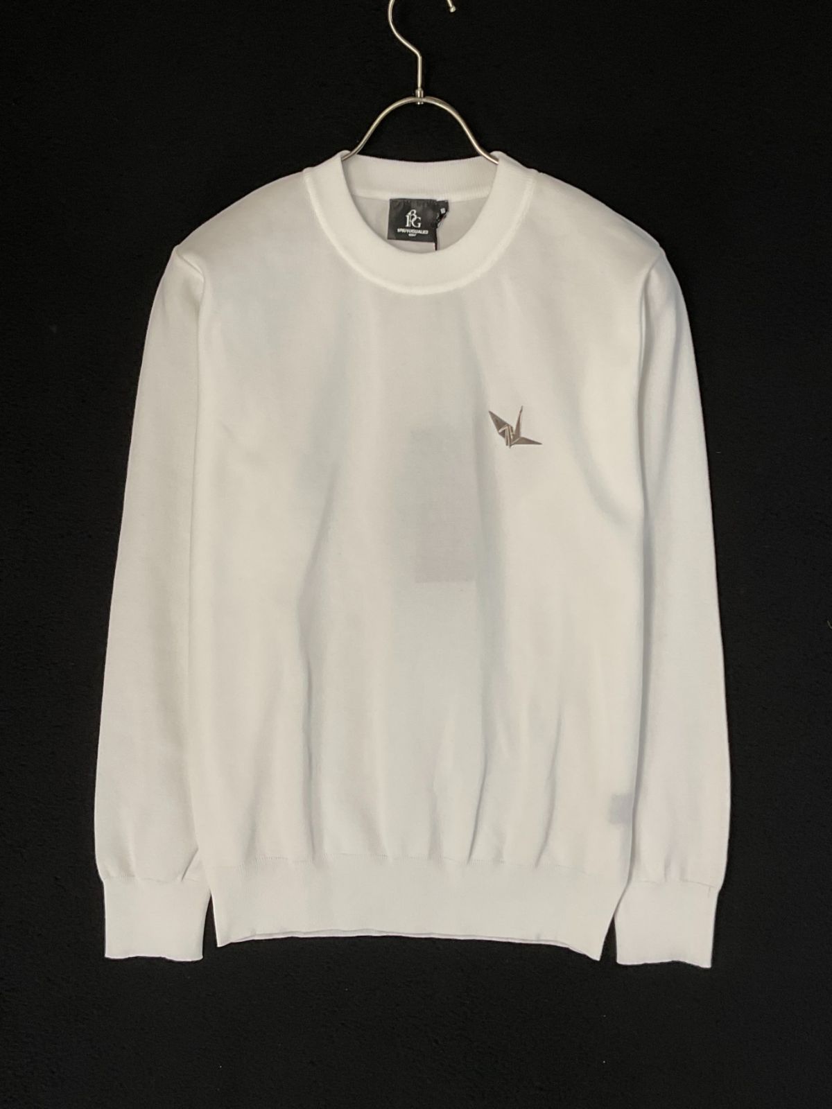S【未使用】1PIU1UGUALE3 GOLF L/S POLO 折り鶴ロゴ刺繍 未使用】1PIU1UGUALE3 GOLF L/S POLO 折り鶴ロゴ刺繍4 - メルカリ