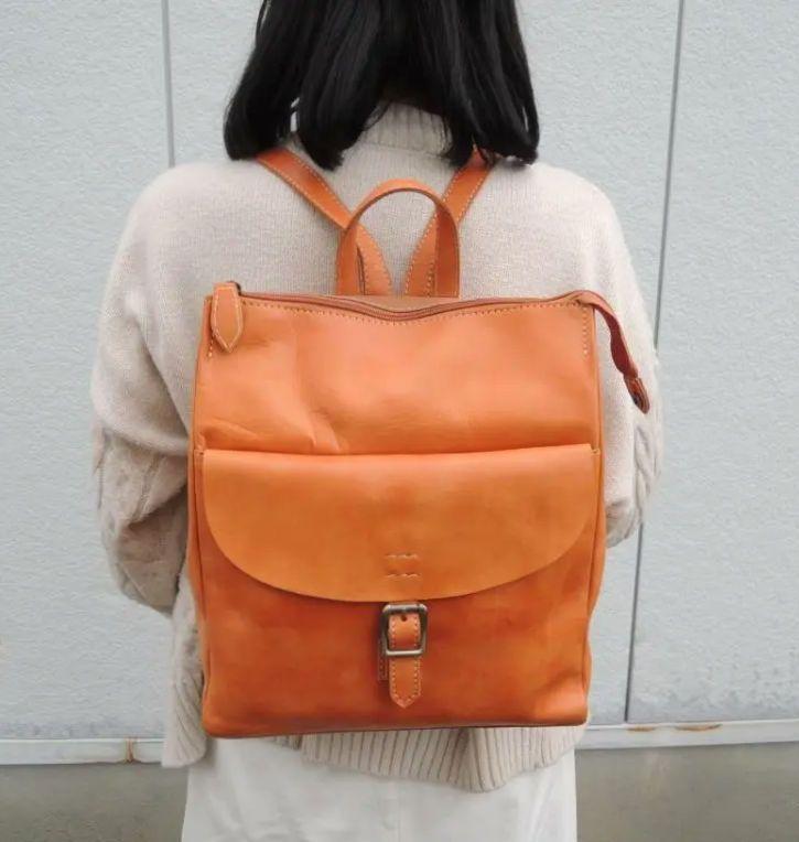 新品 送料込☆通常17800円☆前ポケット 牛革 リュック Ａ４☆ 新品 送料込☆通常17800円☆前ポケット 牛革 リュック A4