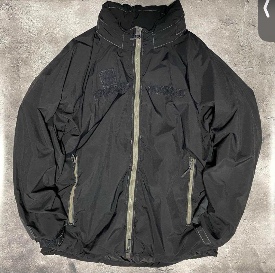 米軍 実物 ECWCS GEN III LEVEL7 黒染め USA製 実物 USED 米軍 ECWCS Gen III Level 7 ジャケット DEEP BLACK