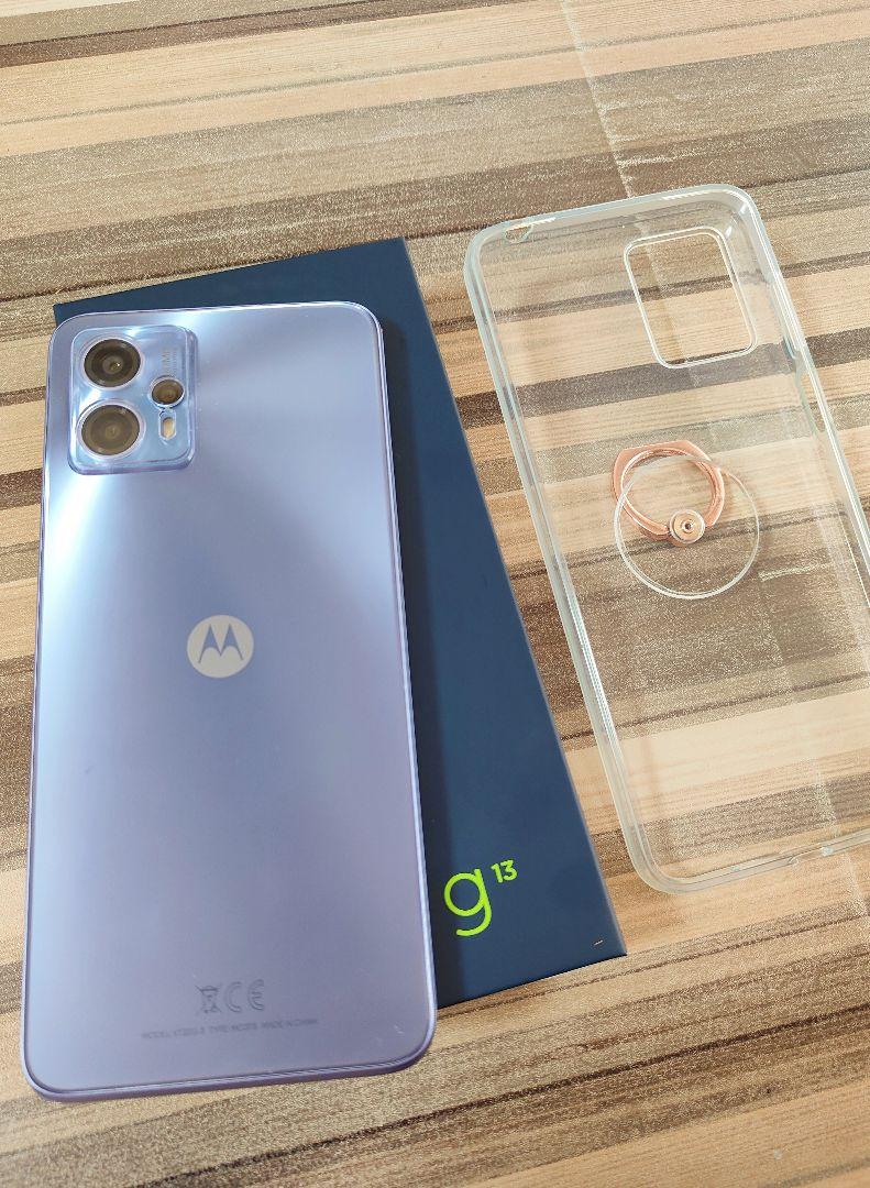 Motorola - 【新品・未開封】 　モトローラ　moto g13 本体（ラベンダブルー） motorola moto g13 本体 ラベンダーブルー