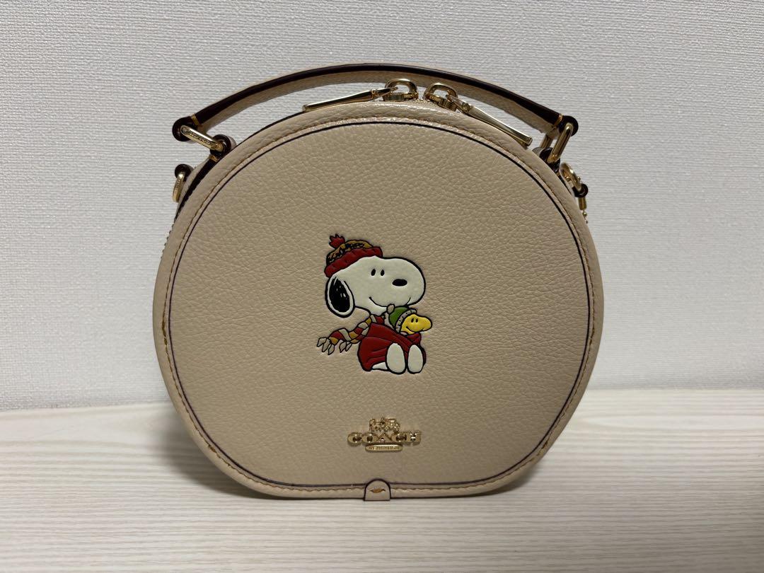 COACH スヌーピー 円形ポシェット coach スヌーピー ショルダーバッグ COACH × PEANUTS（COACH