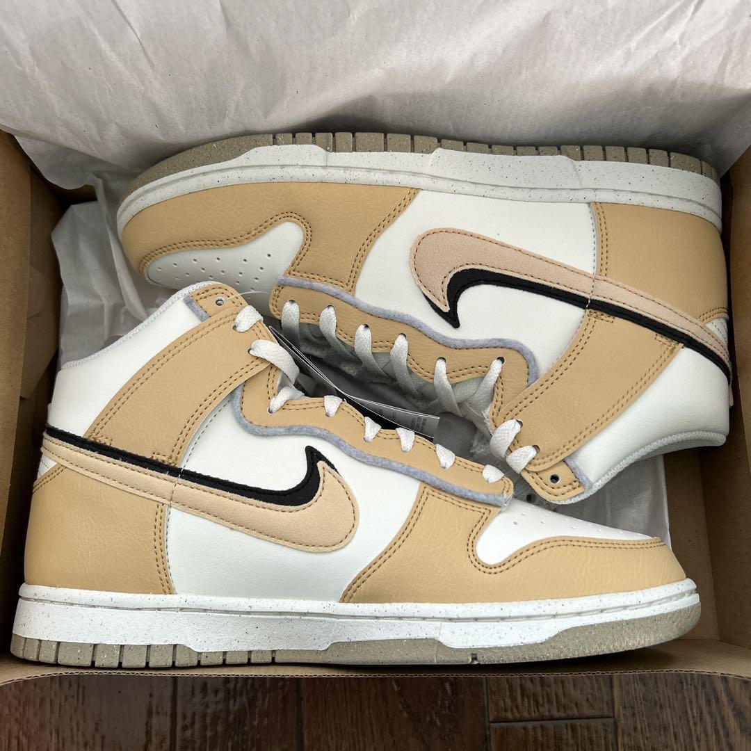 レアナイキNike Dunk High Retro SE 85 ホワイトベージュ（Nike