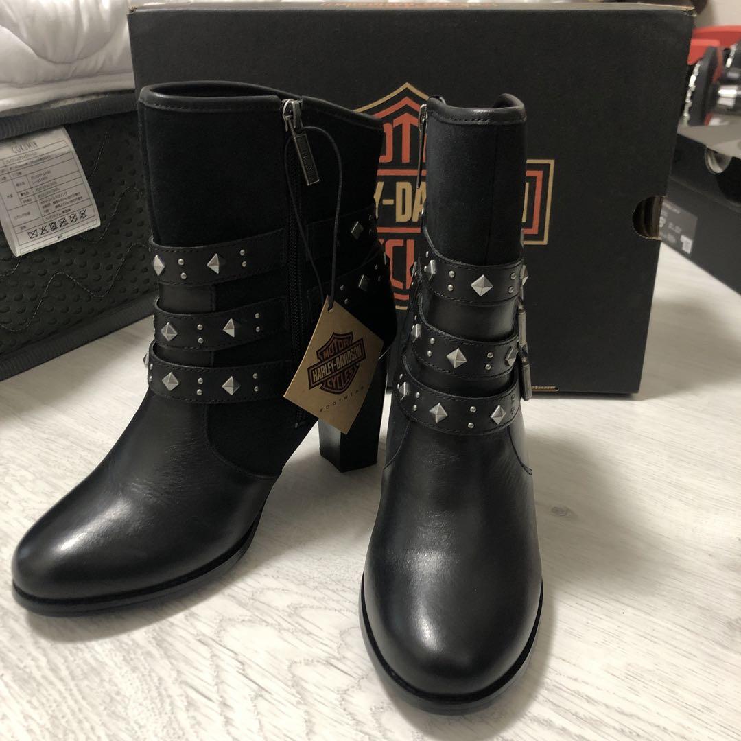 ハーレーダビッドソンブーツ26.5cm ハーレーブーツ24.5cm (訳あり】HARLEY-DAVIDSON / ハーレー