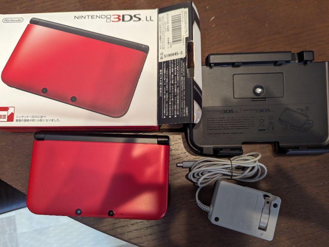 NINTENDO 3DS LL レッドブラック （中古】ニンテンドー3DS LL