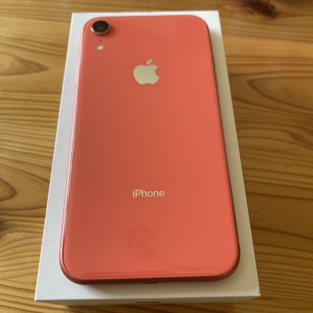 iPhone XR コーラル 128GB SIMフリー（iPhone XR 128GB SIM