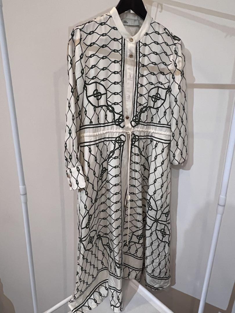 TORY BURCH ネットデザイン ロングシャツワンピース TORY BURCH ネットデザイン ロングシャツワンピース（ベルポニー
