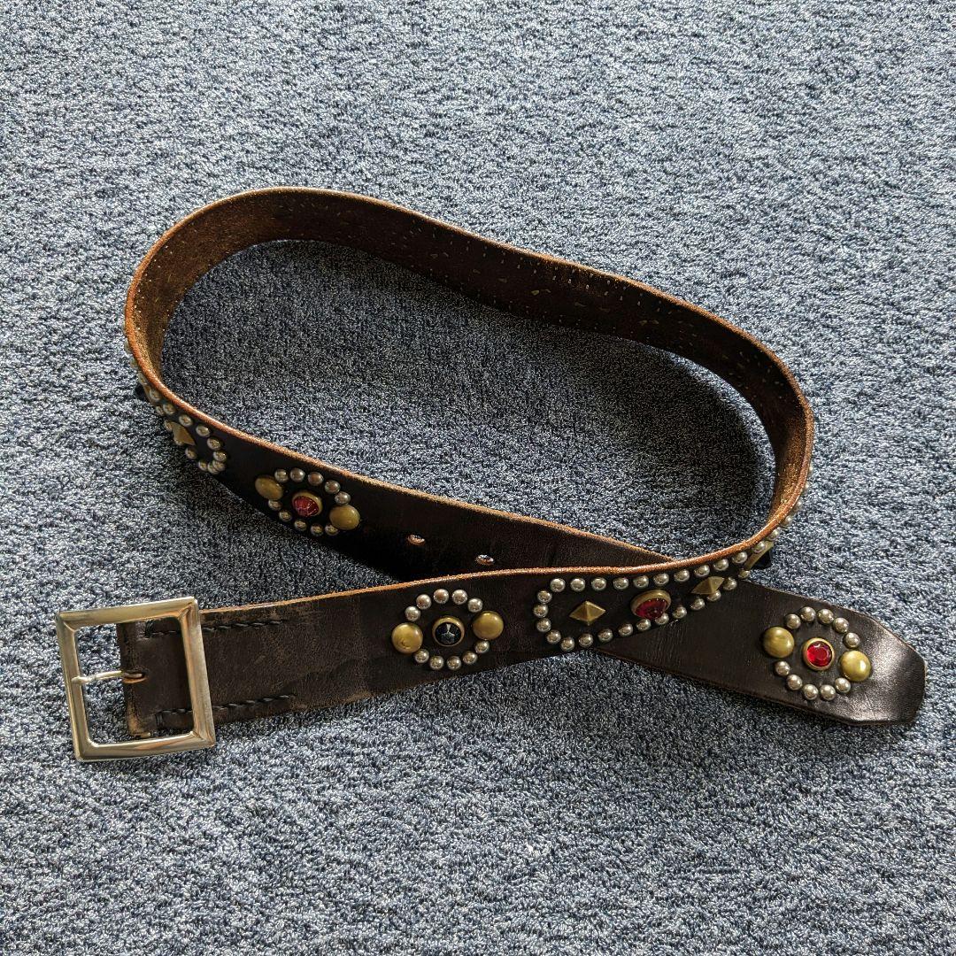 the flat head 32 スタッズベルト（THE FLAT HEAD - フラット