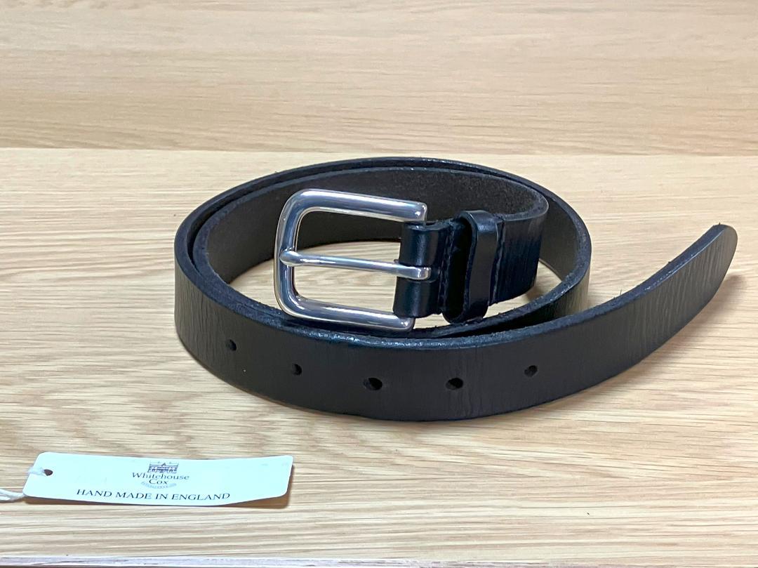 Whitehouse Cox ベルト B2153 黒 32 ブライドルレザー