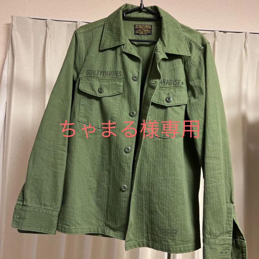 ★美品★ WACKO MARIA ワコマリア ミリタリージャケット タイガーカモ WACKO MARIA ワコマリア カーキ タイガーカモ バックプリント
