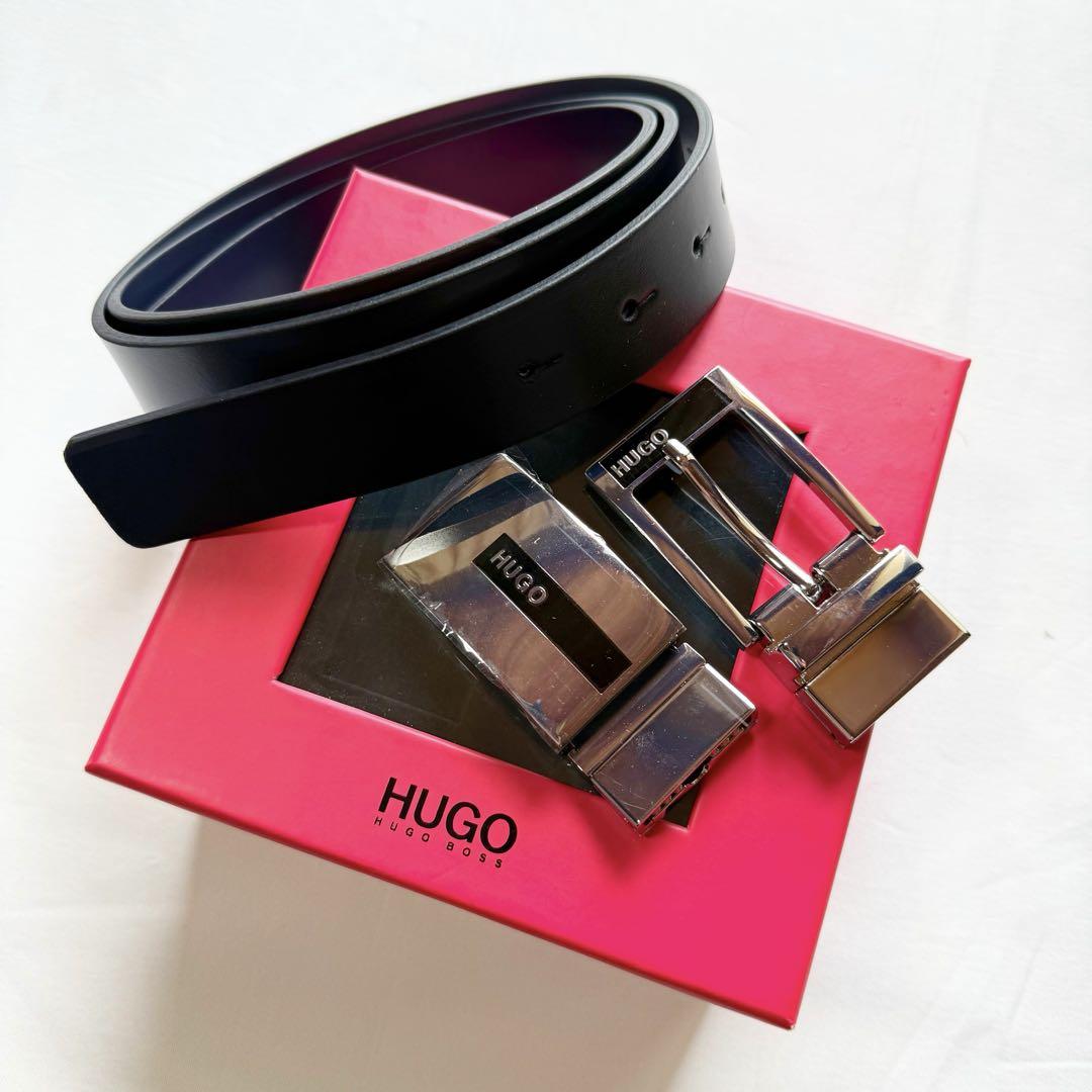 HUGO BOSS ヒューゴボス ベルト バックルセット ブラック
