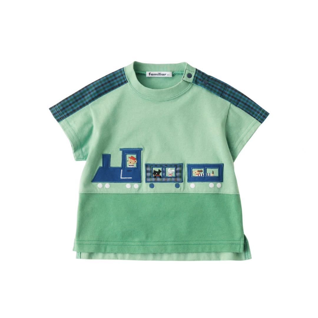 新品タグ付★familiarファミリア★ 可愛い〜半袖パジャマ★80 トドラーサイズの半袖パジャマ♪｜ファミリアファミリア芦屋