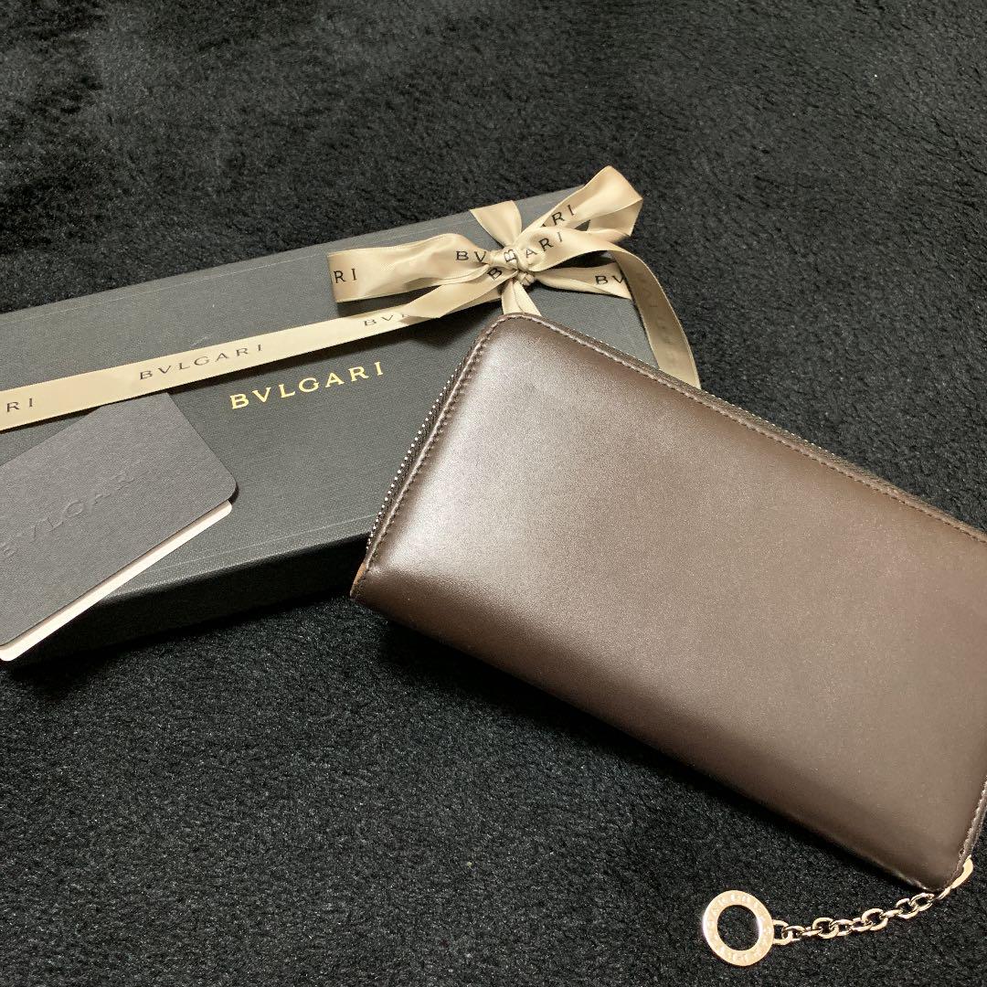 BVLGARI 長財布 （良品】BVLGARI・ブルガリ・長財布・L字