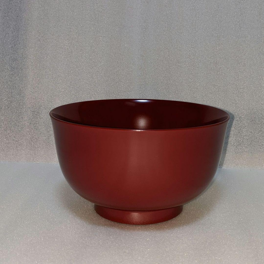 川連漆器4．5寸羽反椀 銀朱（川連漆器 夫婦寿次郎椀[C6001