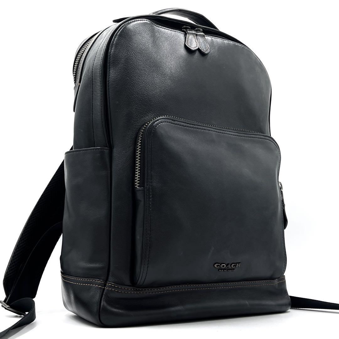 COACH グラハム 2室 リュック バックパック オールレザー A4収納可 黒 Amazon | [コーチ] バッグ メンズ リュック リュックサック