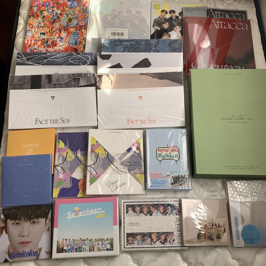 SEVENTEEN セブチ アルバム トレカ うちわ まとめ売り