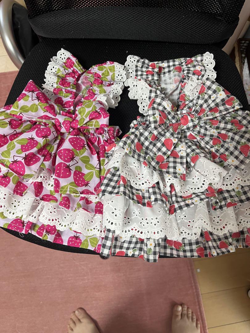 らむねこ様専用犬服ハンドメイドワンピース （犬服ワンピース