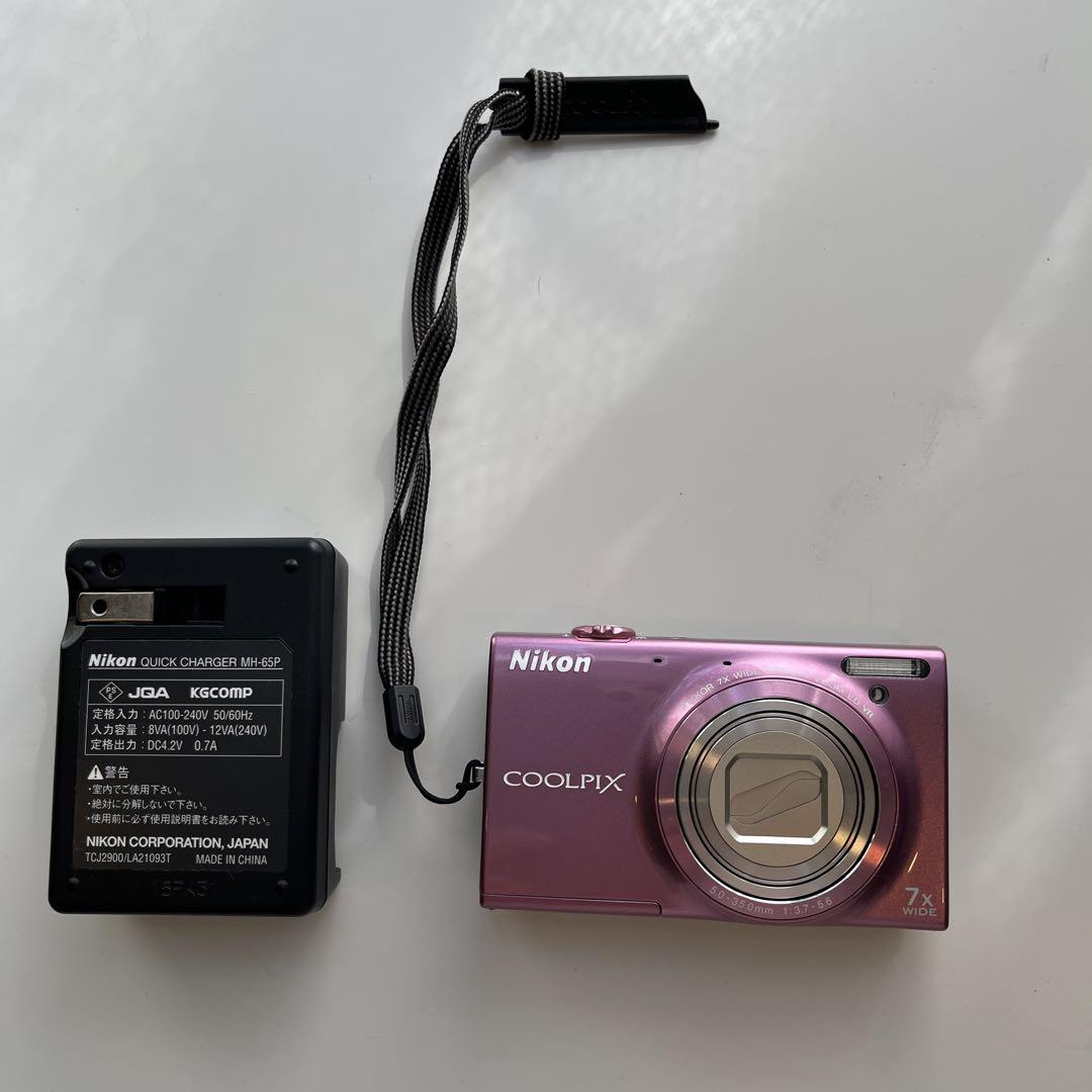 Nikon COOLPIX S6100 ピンク 7倍ズーム Nikon COOLPIX S6100 Gloss Pink 20.0MP Digital Camera 7x zoom