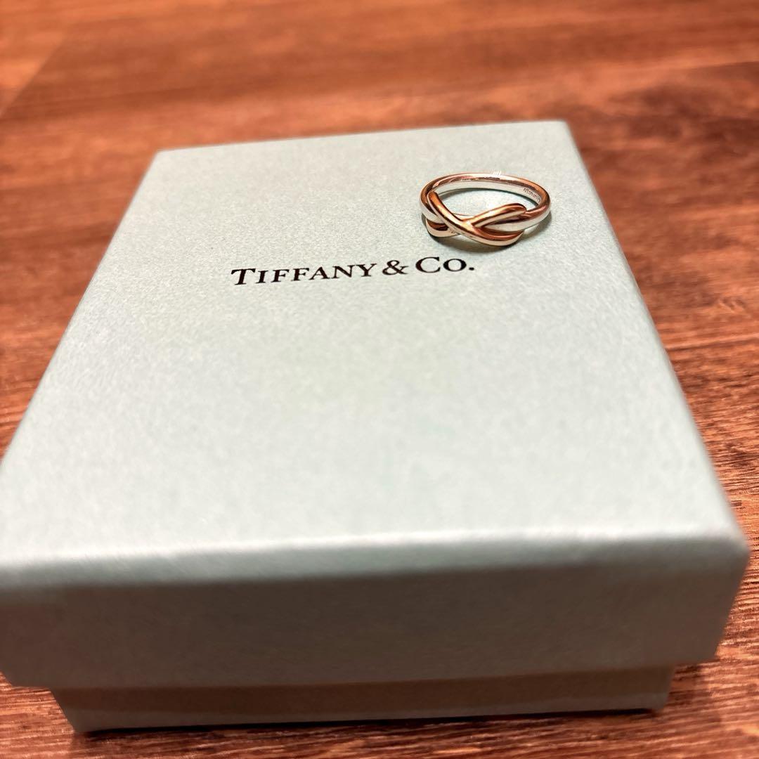 TIFFANY&Co. インフィニティ コンビリング　約8号 TIFFANY&Co. インフィニティ コンビリング 約8号（売れ筋商品お