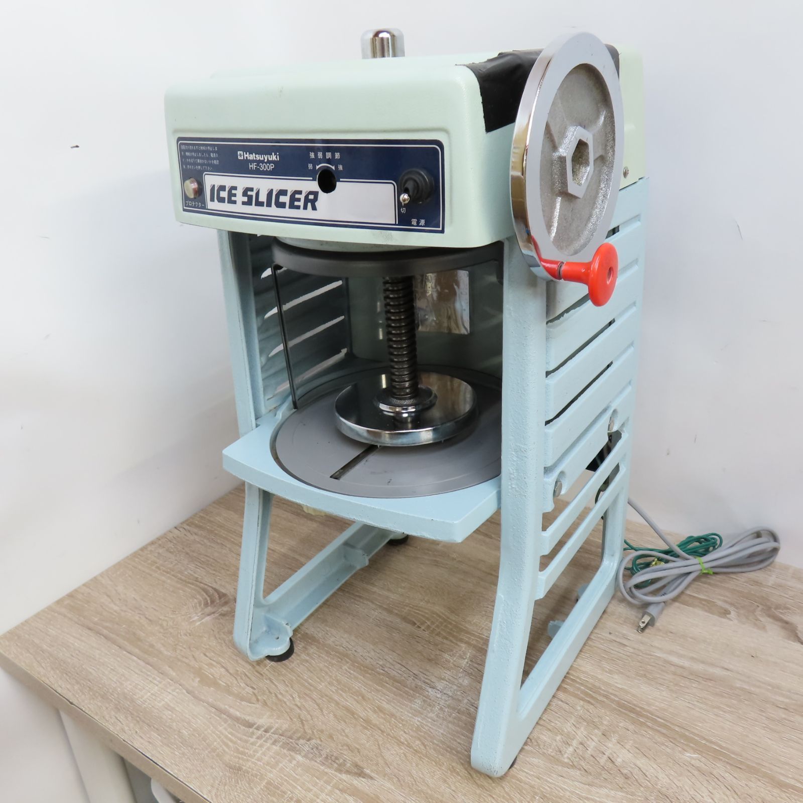 初雪 HF-300P ICE SLICER かき氷機 氷削器 Hatsuyuki 動作品