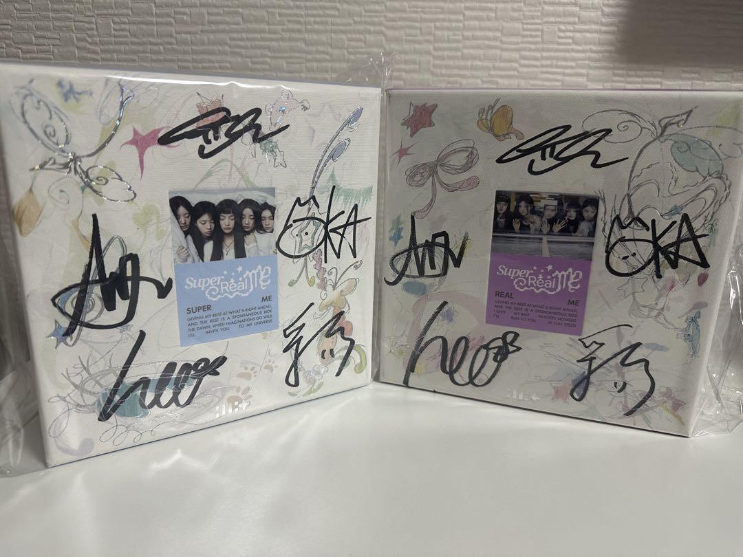 ILLIT Super Real Me Mwave 直筆サイン入り2種セット ILLIT Super Real Me Mwave 直筆サイン入り2種セット（Jual