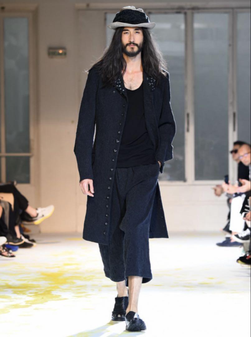 最終　ヨウジヤマモト　シワギャバ　サルエルパンツ ヨウジヤマモト 2022AW 8部丈ギャバパンツ | HUES 福岡セレクト