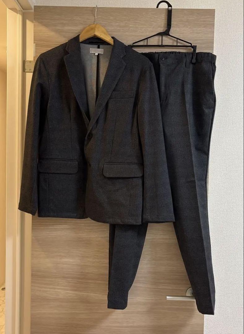 アバハウス　セットアップ　結婚式　前撮り　ジャケット　スラックス　新郎 アバハウス セットアップ 結婚式 前撮り ジャケット スラックス